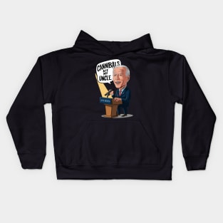 Cannibals Ate My Uncle Joe Biden Kids Hoodie